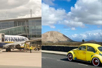 Ab Nürnberg in das "Hawaii Europas" (Archivbilder): Die Flugverbindung ist vorerst Geschichte.