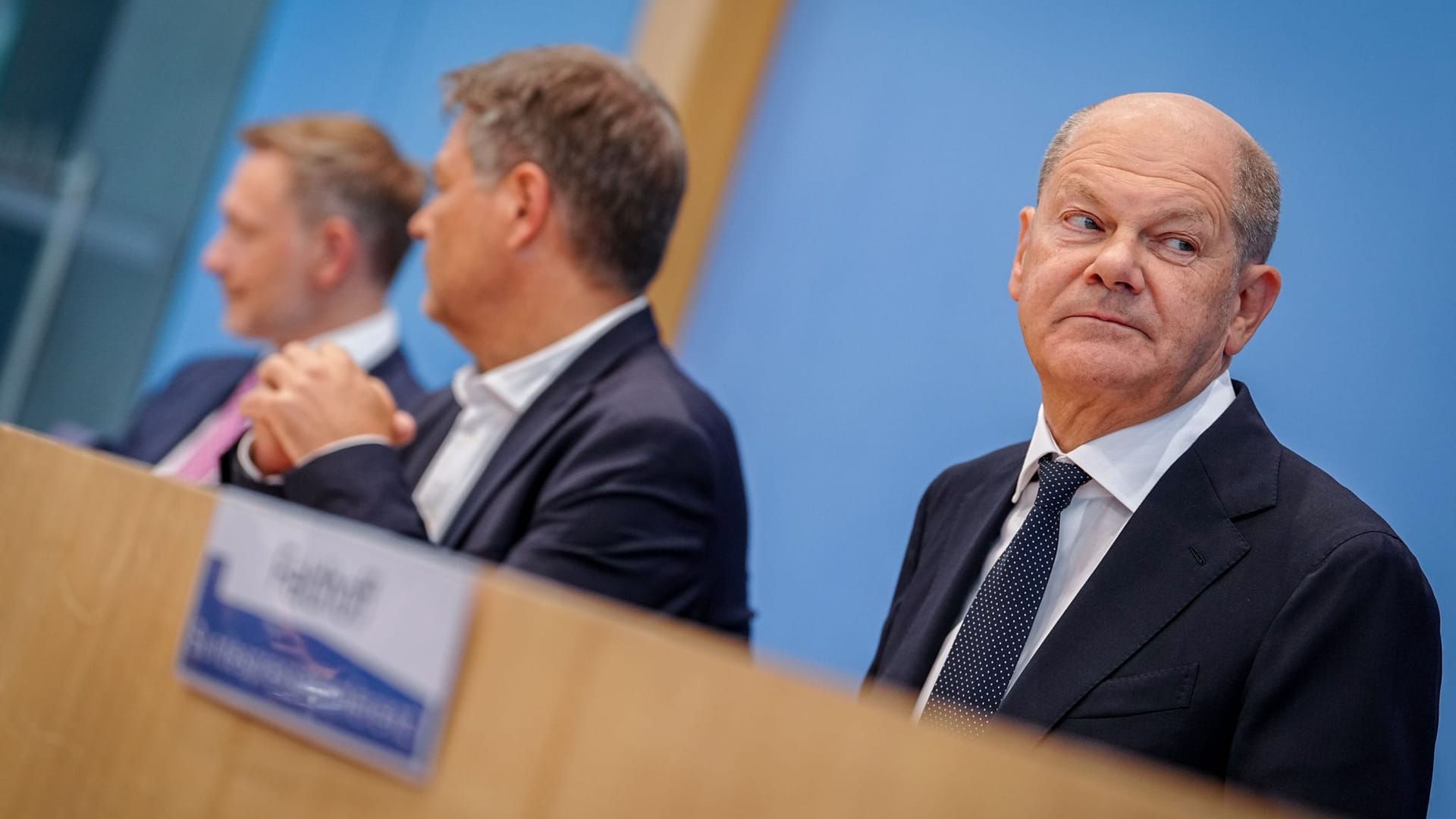 Die Spitzen der Ampel-Koalition Die Spitzen der Ampel-Koalition