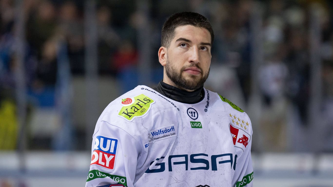 Tobias Eder der Eisbären Berlin: Der Eishockey-Nationalspieler ist schwer erkrankt.