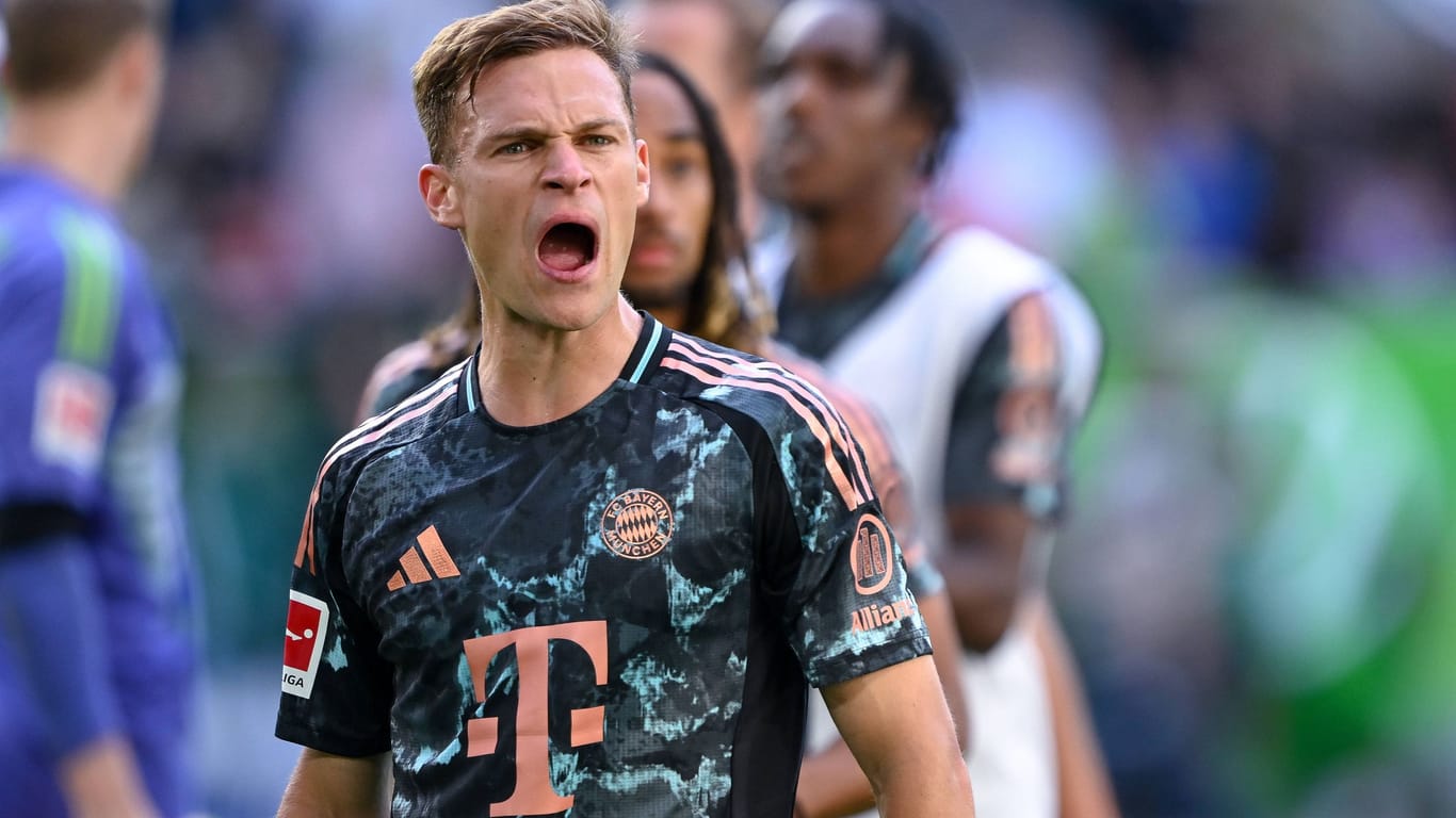 Joshua Kimmich: Der Mittelfeldmann des FC Bayern war nicht mit allem zufrieden am Sonntag.