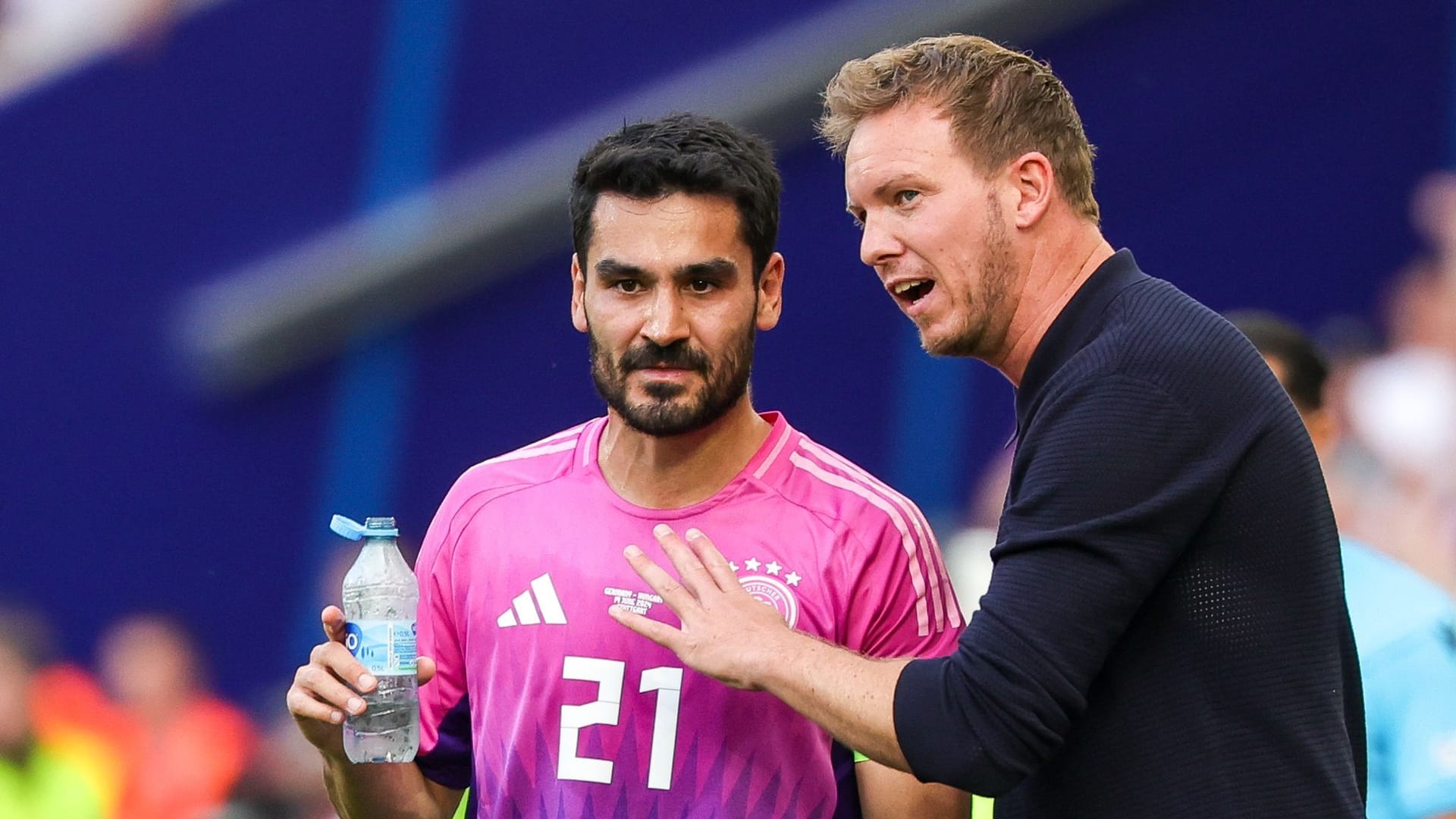 Ilkay Gündogan (l) und Julian Nagelsmann