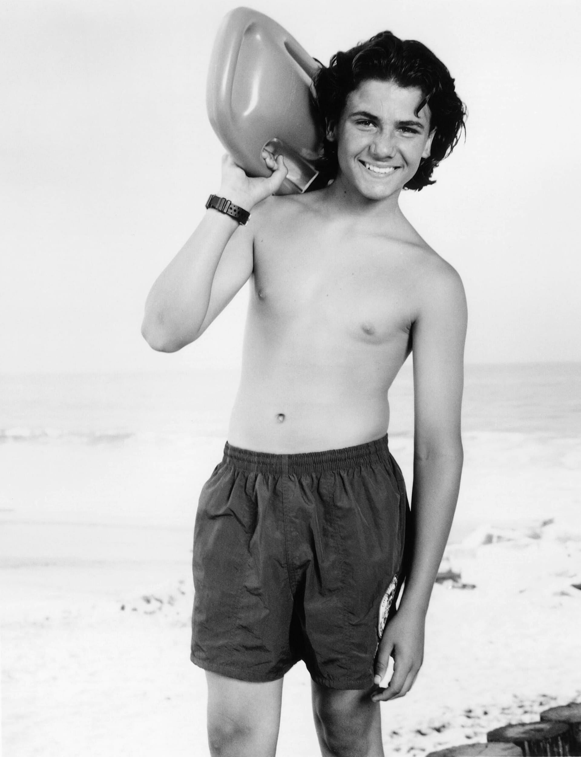 "Baywatch"-Pressefoto von Jeremy Jackson aus dem Jahr 1990