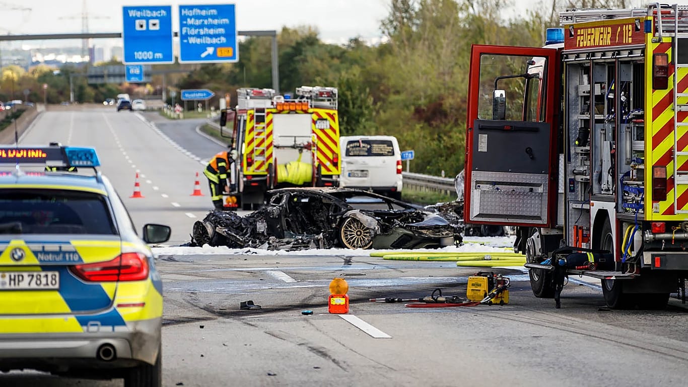 Unfall auf Autobahn A 66