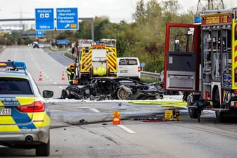 Unfall auf Autobahn A 66