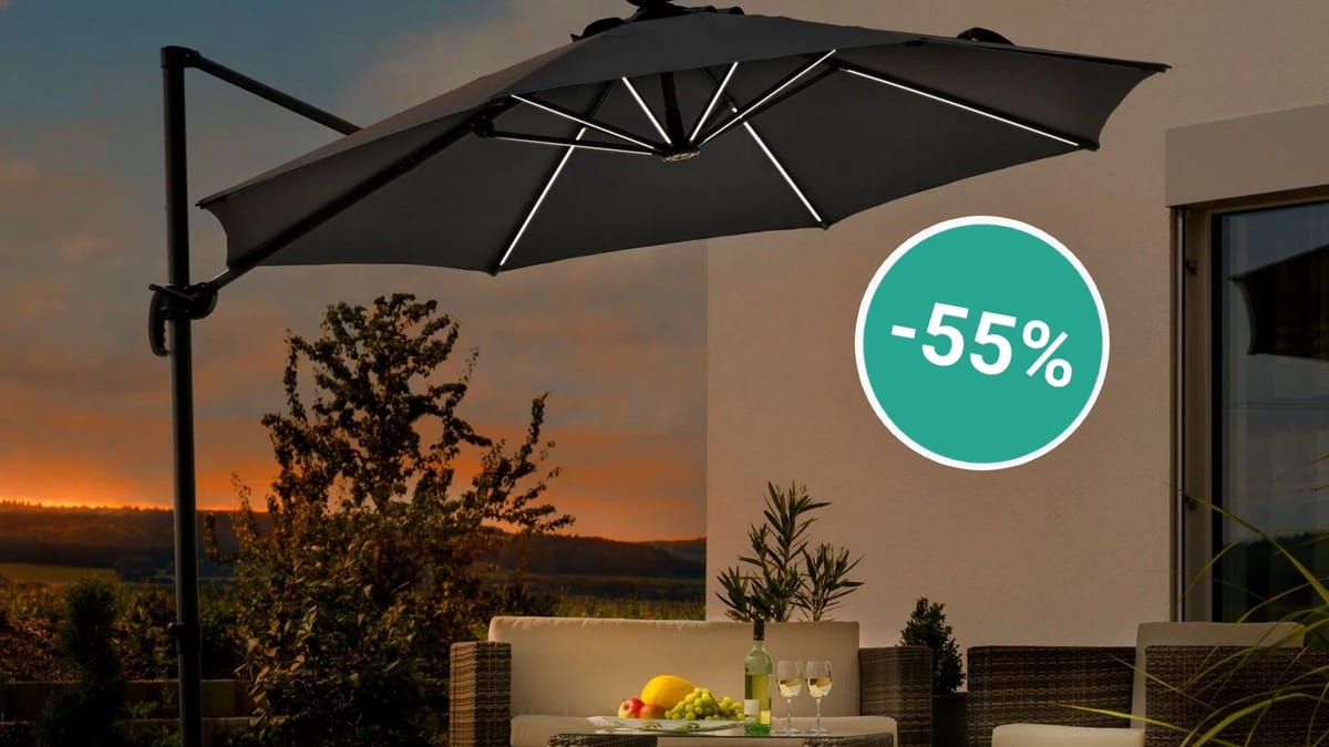 Großen Sonnenschirm zum Rekordpreis bei Lidl im Angebot ergattern