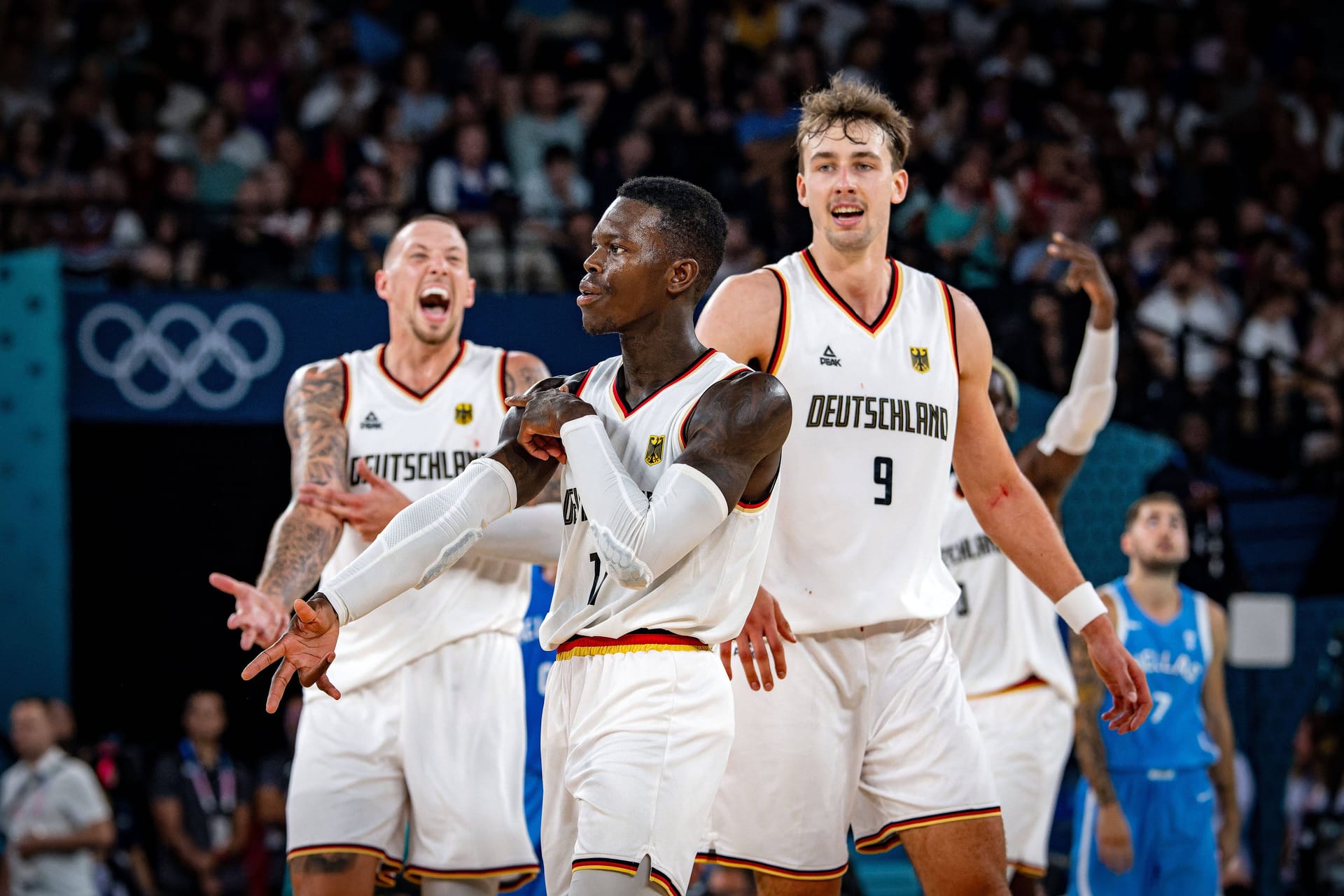 In Topform: Dennis Schröder und Deutschlands Basketballer kämpfen bei den Olympischen Spielen in Paris um den Finaleinzug.