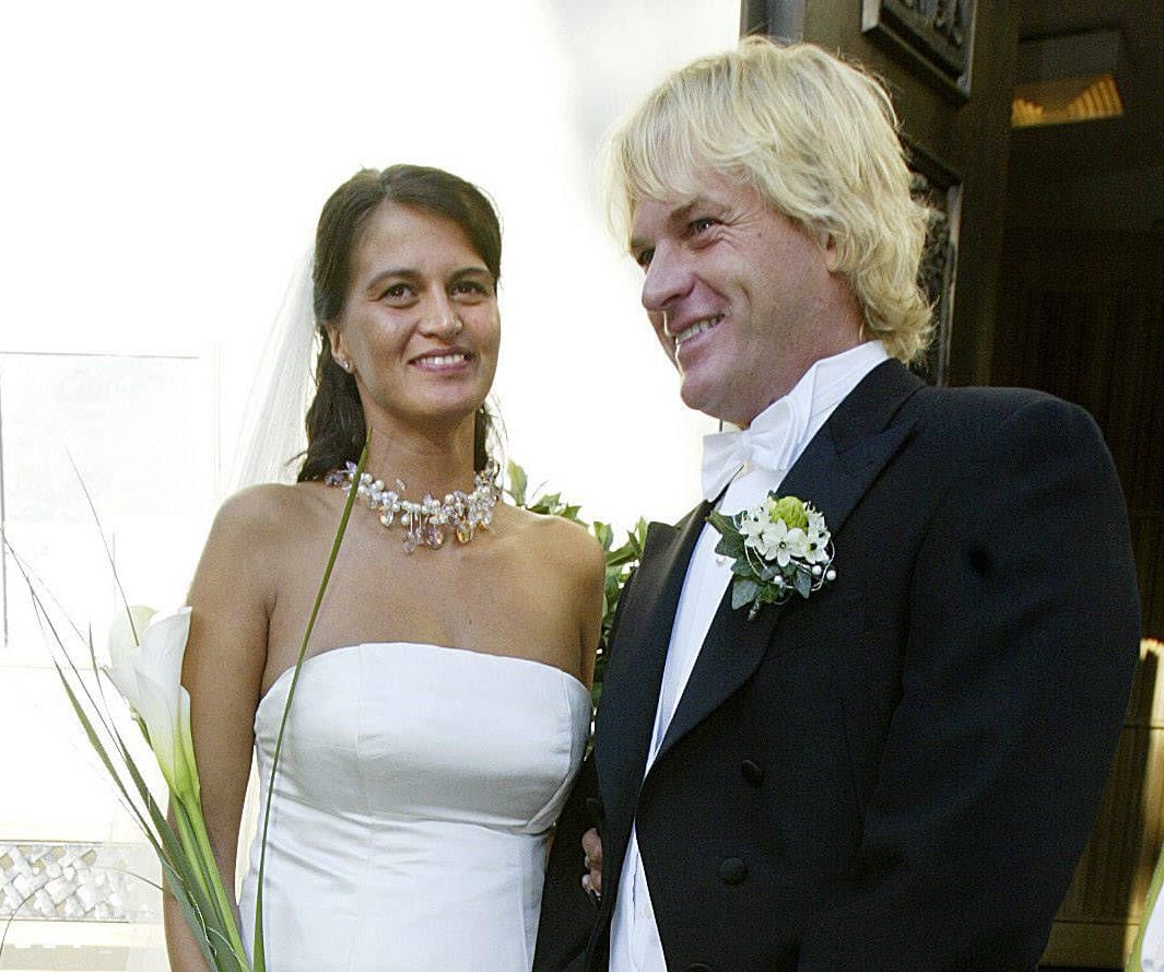 Morten Borg und Celine Maktabi heirateten im September 2004.