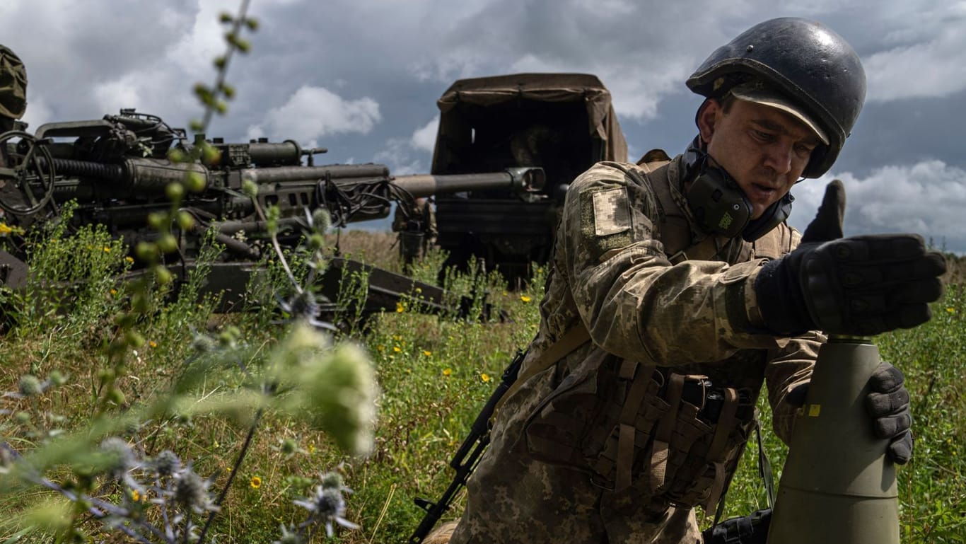 Ukrainischer Soldat: An der Grenze zu Russland kam es zu Kämpfen.