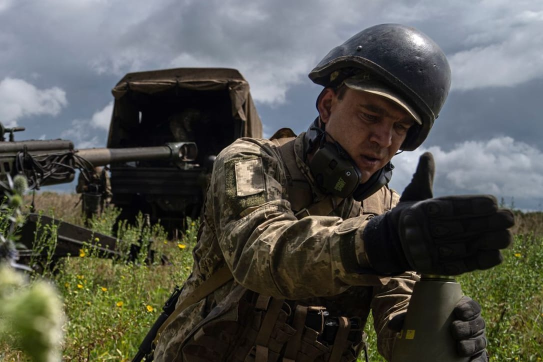 Ukrainischer Soldat: In der Region Kursk rückt die Ukraine wohl weiter vor.