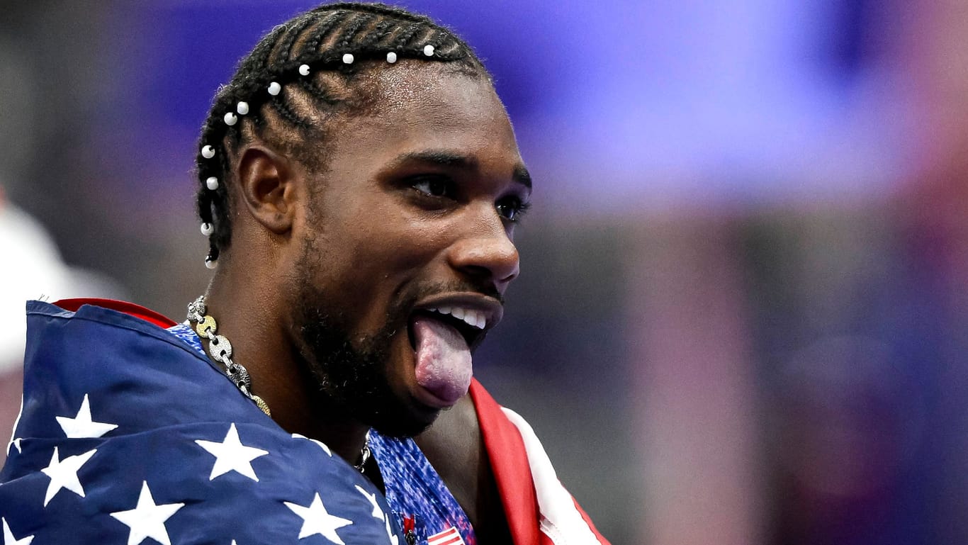 Noah Lyles: Der Goldmedaillengewinner drehte eine ungewollte Extrarunde.