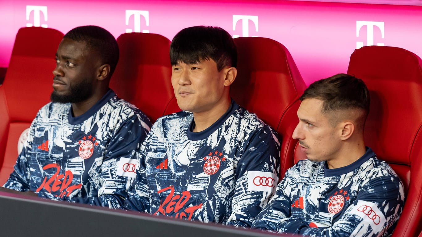 In der vergangenen Rückrunde oft nur auf der Bank: Dayot Upamecano (l.) und Min-jae Kim (m.).