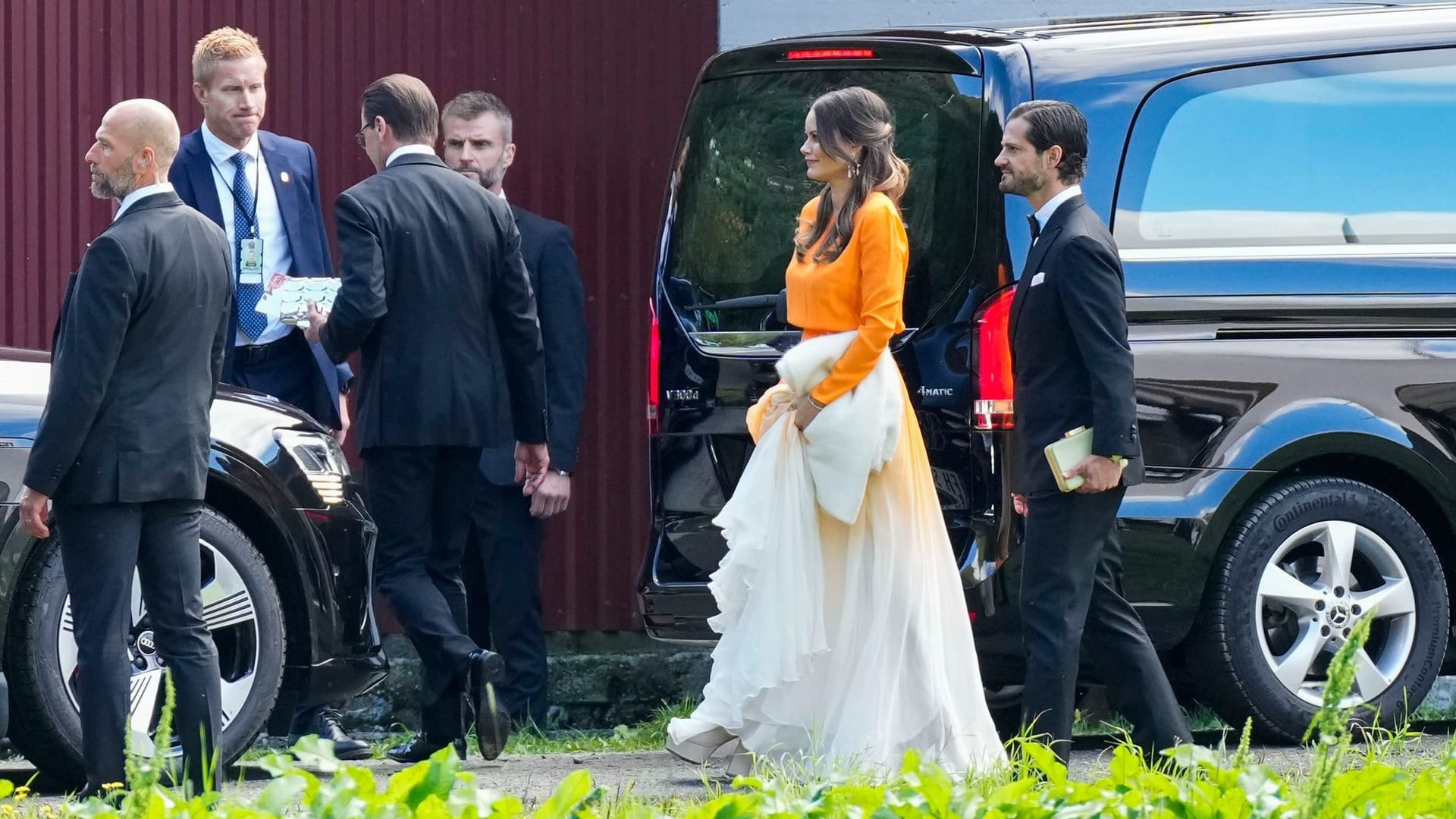 Norwegen, Geiranger: Auch die schwedische Prinzessin Sofia und ihr Mann kommen zur Hochzeit.