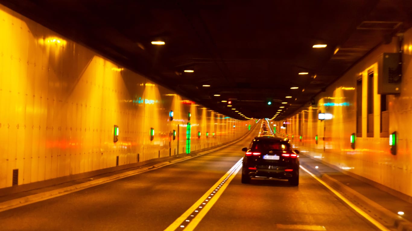 Der Elbtunnel in Hamburg (Symbolbild): Dort sind 80km/h erlaubt.