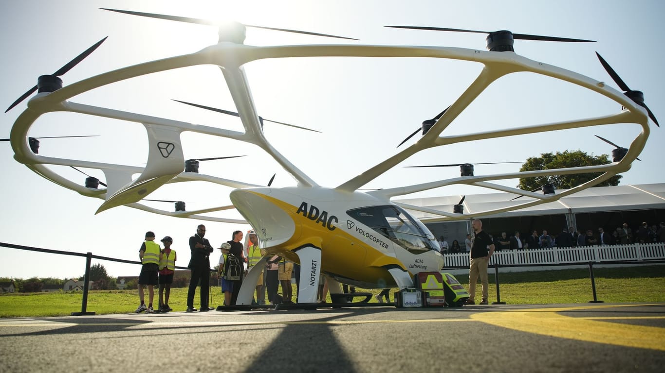 Volocopter fliegt in Frankreich während Olympischer Spiele