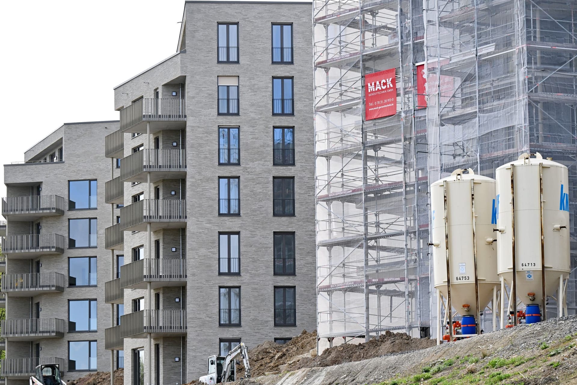 Baustelle Wohnungsbau