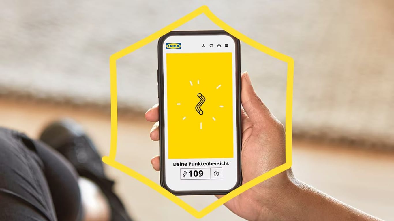 Über die neugestaltete Ikea-App können Kunden jetzt auch Punkte sammeln, die sie in Gutscheine umwandeln können.