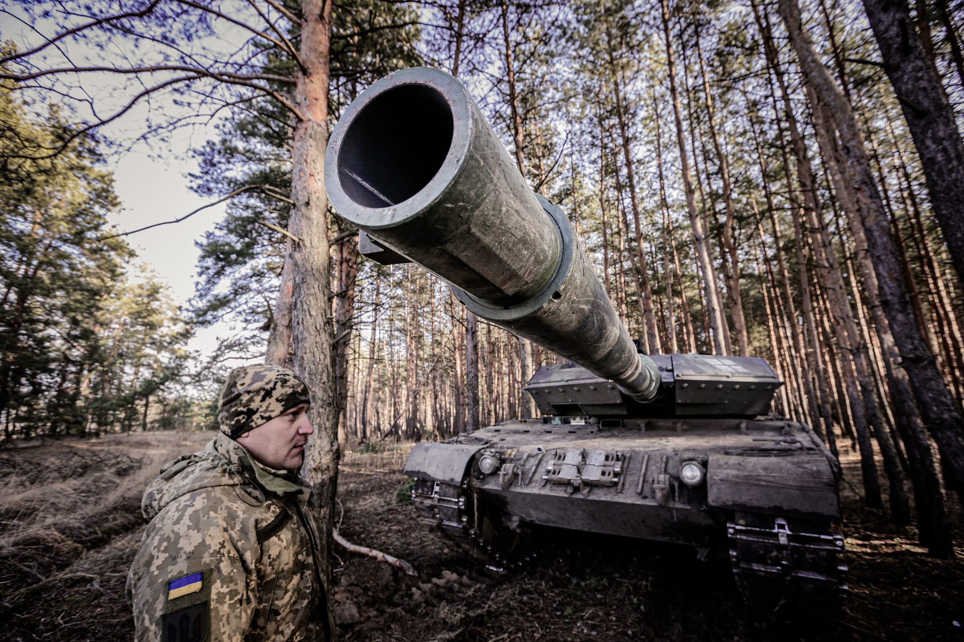 Ein Leopard-2-Panzer im Dienste der Ukraine: Die Ampel-Koalition will Kiew keine neuen Militärhilfen mehr gewähren.