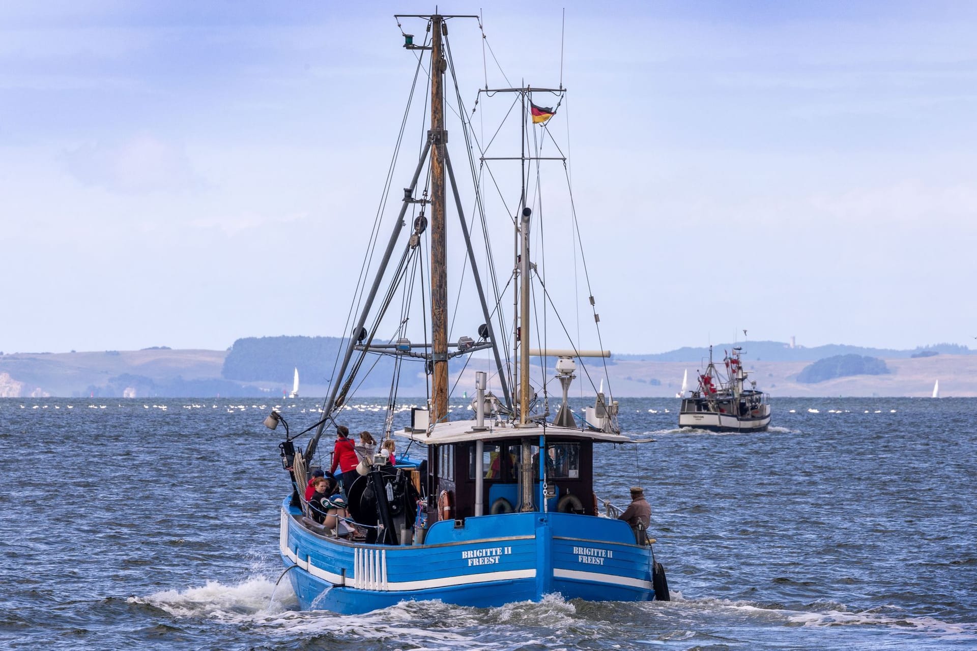 Fischkutter auf der Ostsee Fischkutter auf der Ostsee