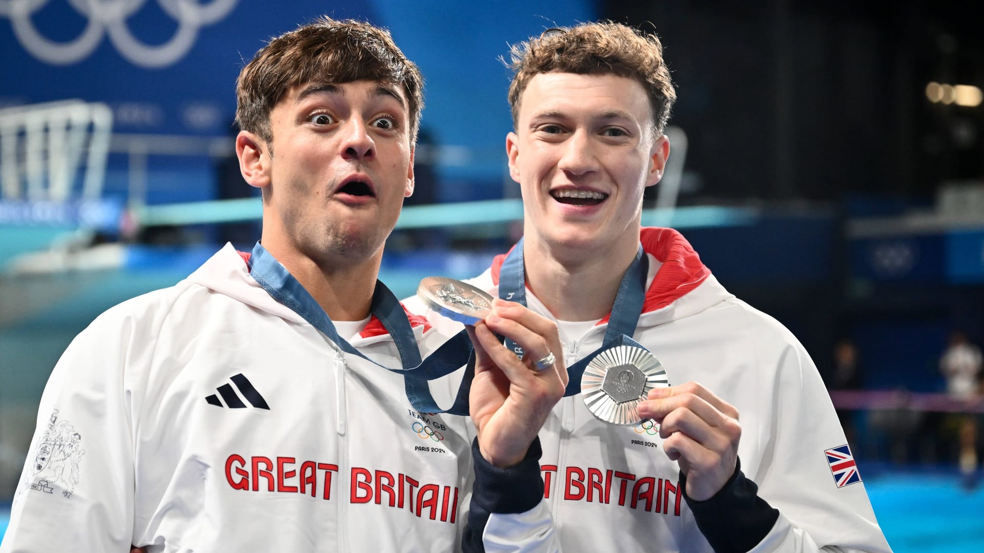 Tom Daley (l.) neben Noah Williams: Der erfolgreiche Olympionike beendet seine Karriere.