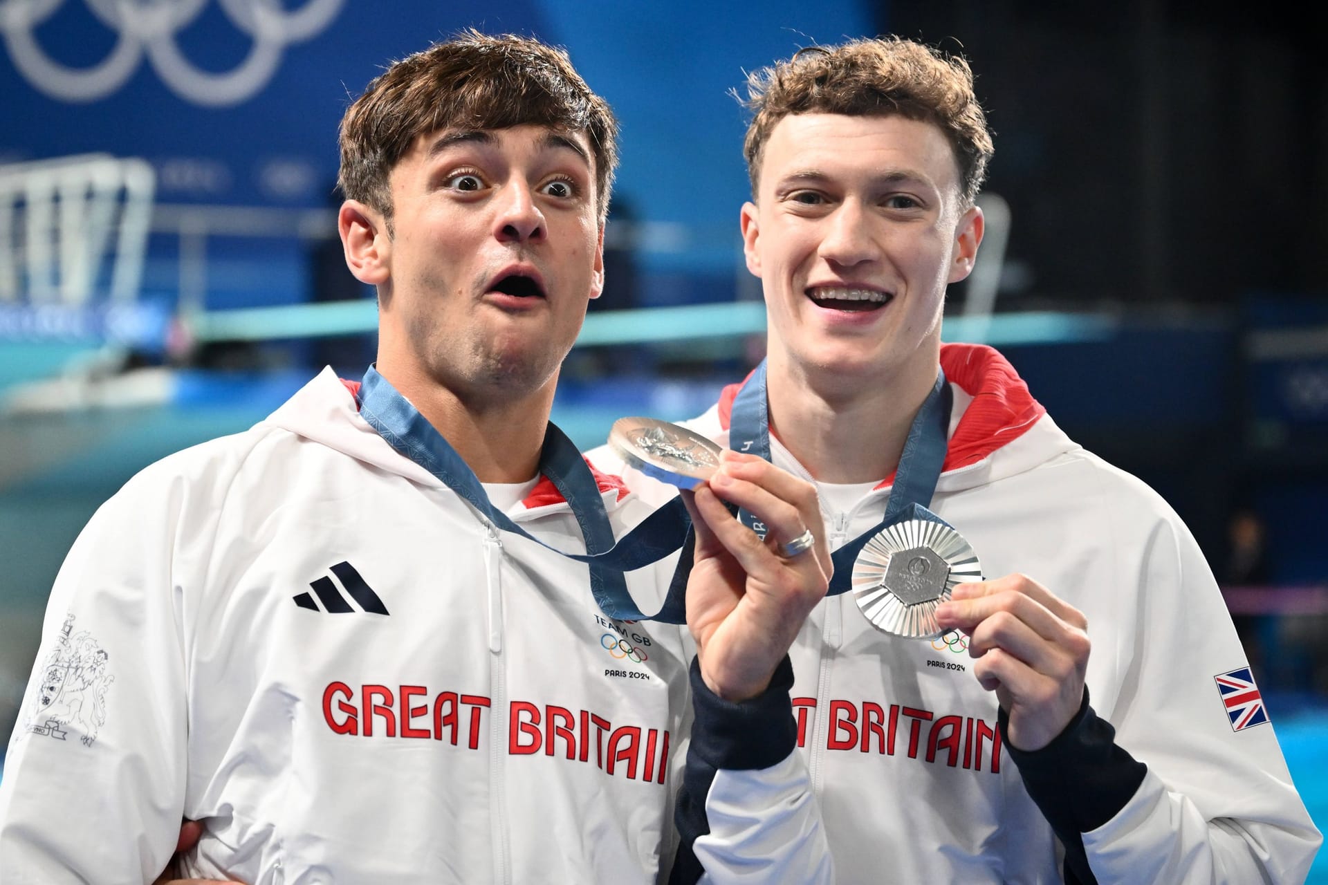 Tom Daley (l.) neben Noah Williams: Der erfolgreiche Olympionike beendet seine Karriere.