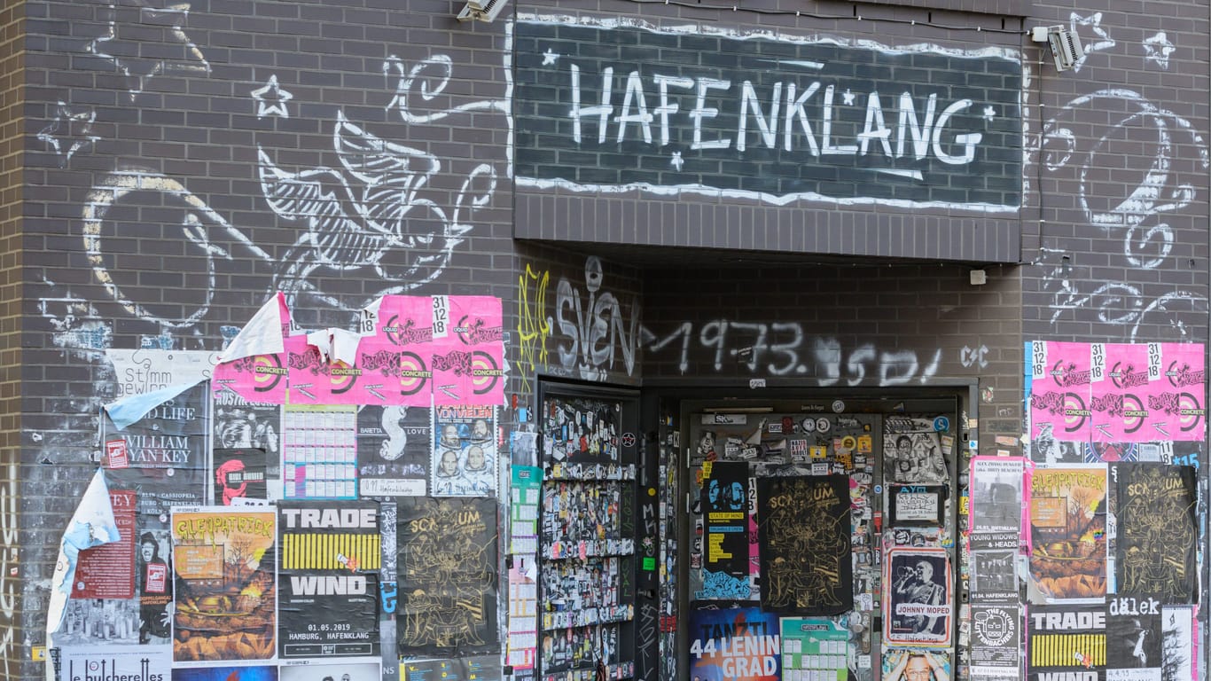 Blick auf das Hafenklang in der Große Elbstraße in Hamburg: Der Club war in eine existenzbedrohende Lage geraten.