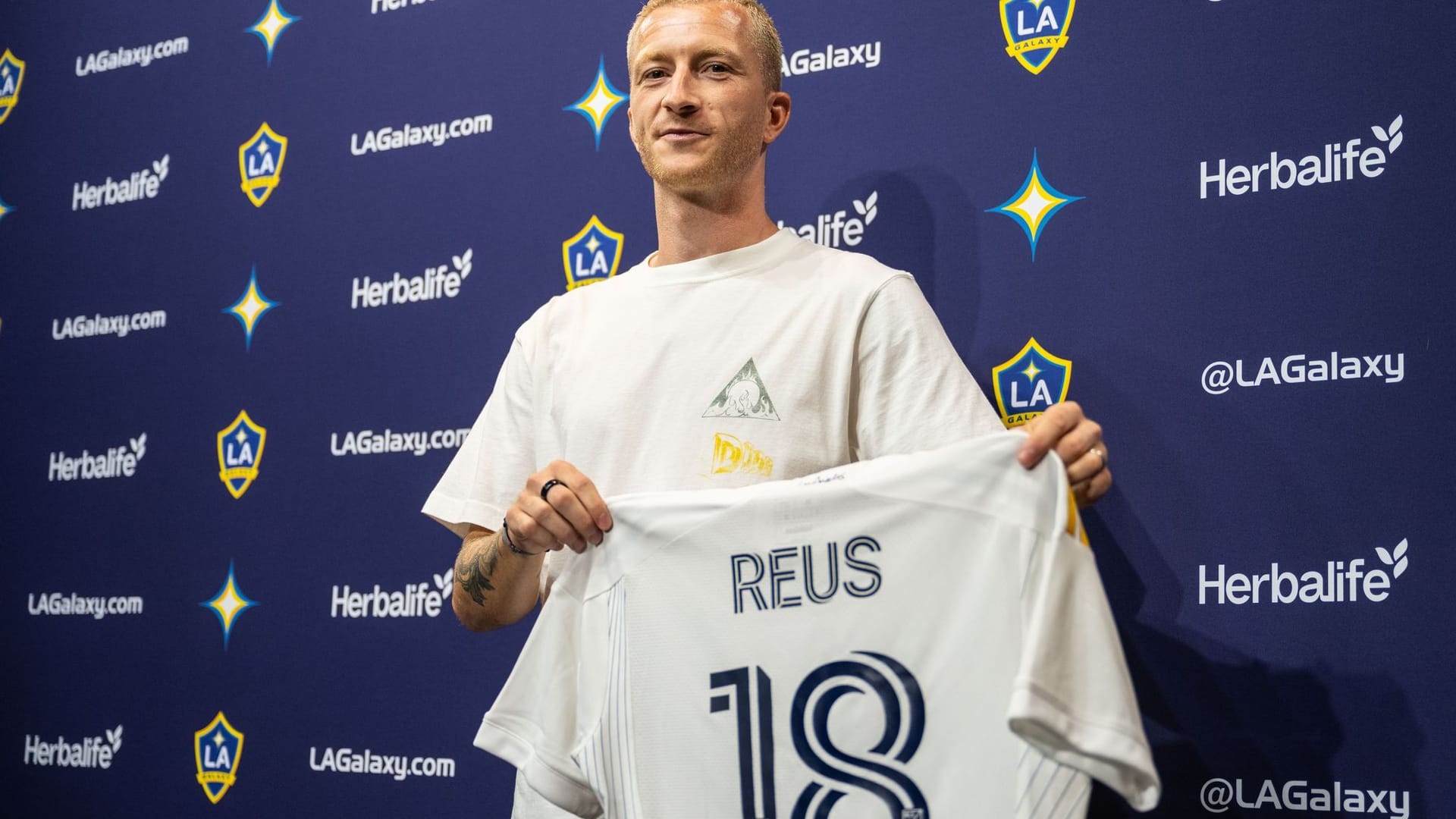 Vorstellung Marco Reus bei neuem Team Los Angeles Galaxy