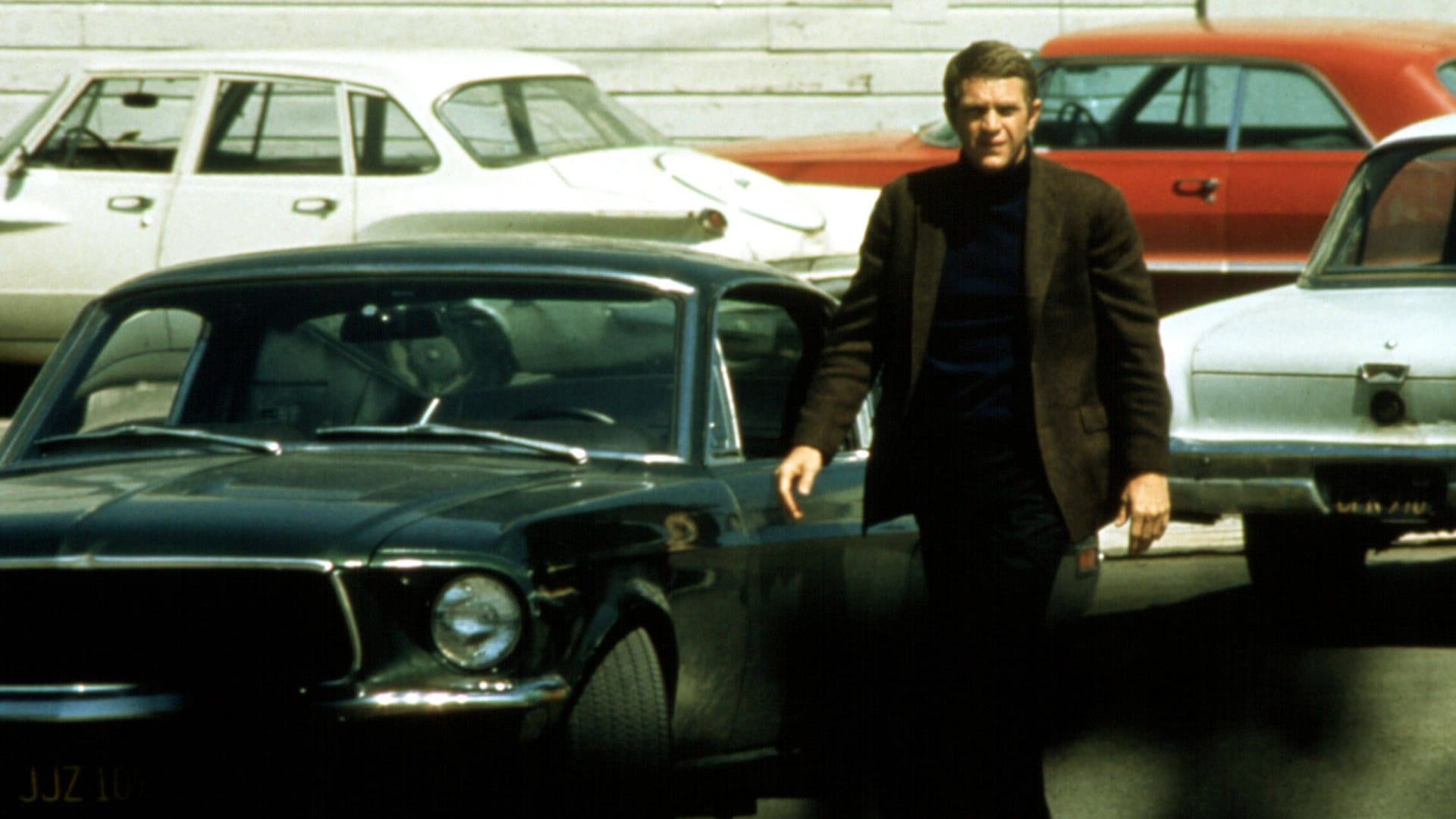 "Bullitt" mit Steve McQueen: Der grüne Mustang war der heimliche Star des Films.