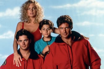 Sie spielten bei "Baywatch" mit: Billy Warlock, Erika Eleniak, Jeremy Jackson und David Hasselhoff.