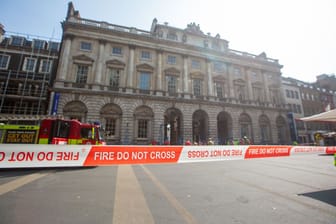 Brand im Somerset House in London