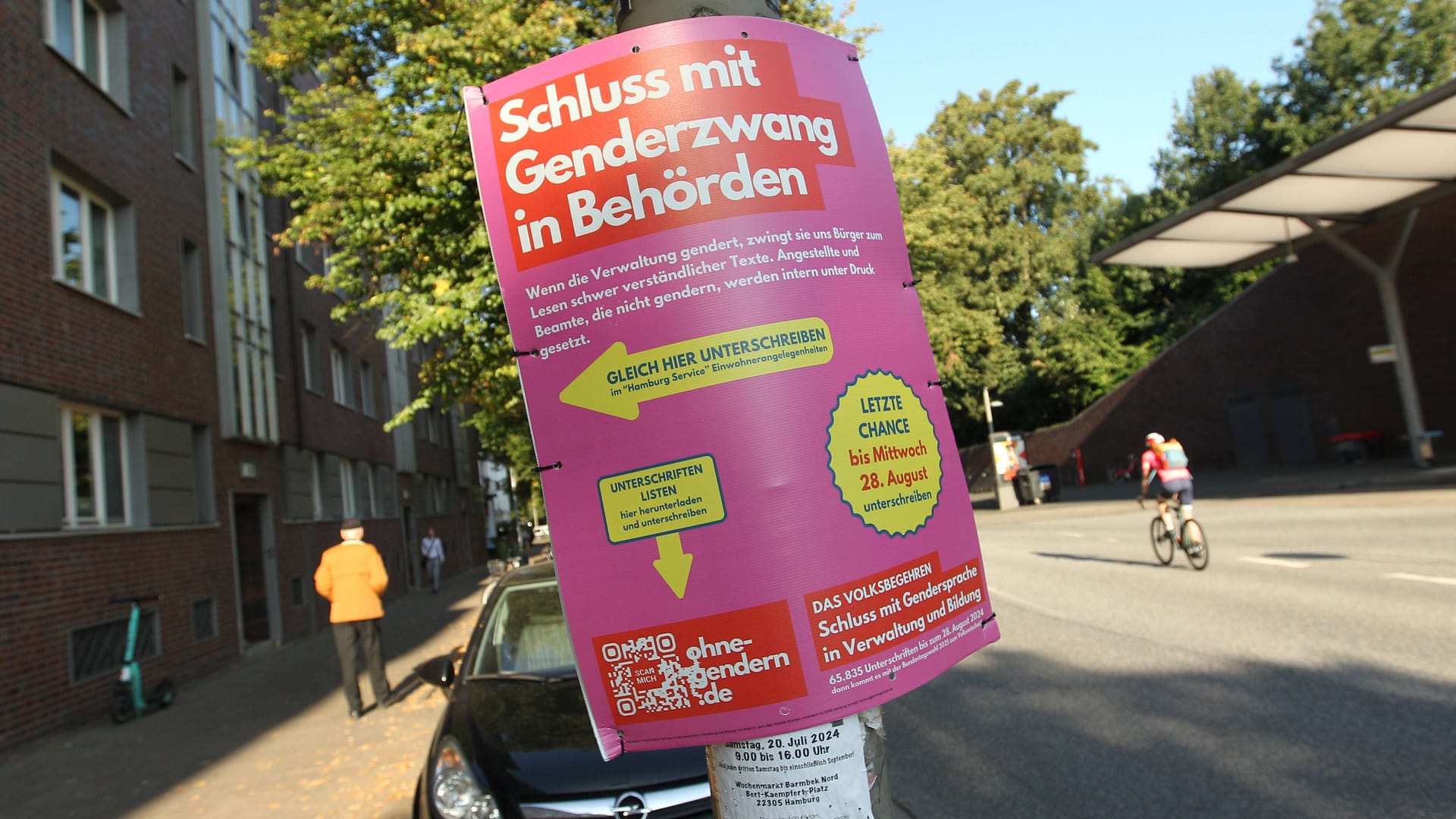 Das Volksbegehren gegen die Verwendung von Gendersprache in Hamburger Schulen und Verwaltung ist gescheitert. (Archivbild) Das Volksbegehren gegen die Verwendung von Gendersprache in Hamburger Schulen und Verwaltung ist gescheitert. (Archivbild)