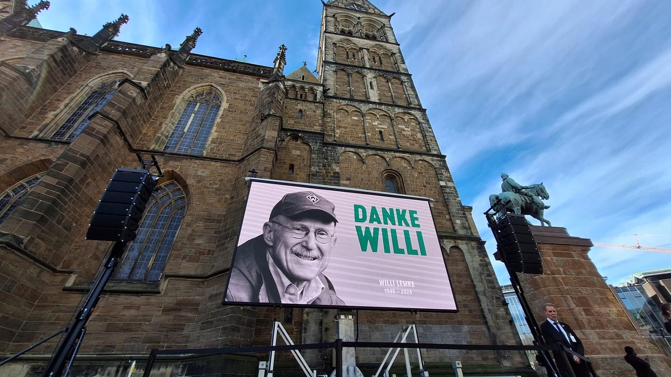 Die Trauerfeier findet im Bremer Dom statt.