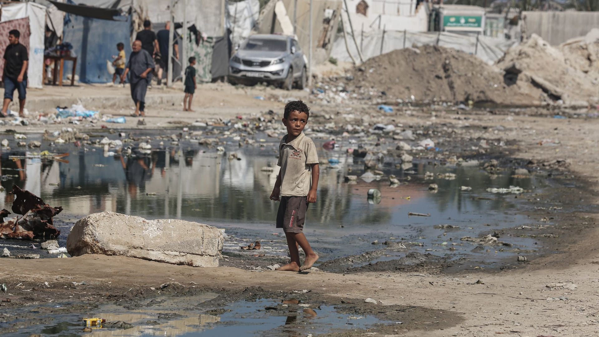 Polio-Gefahr im Gazastreifen Polio-Gefahr im Gazastreifen