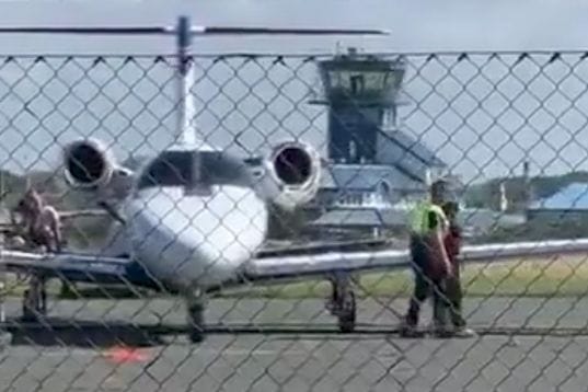 Am Samstag gelangten Aktivisten der "Letzten Generation" auf den Flughafen Sylt: Die Gruppe nahm dieses Mal Privatjets wohlhabender Menschen ins Visier.