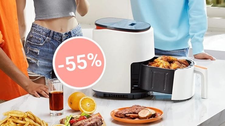 Vielseitiges Kochvergnügen zum kleinen Preis: Der Airfryer von Cosori ist bei Lidl heute so günstig wie noch nie.