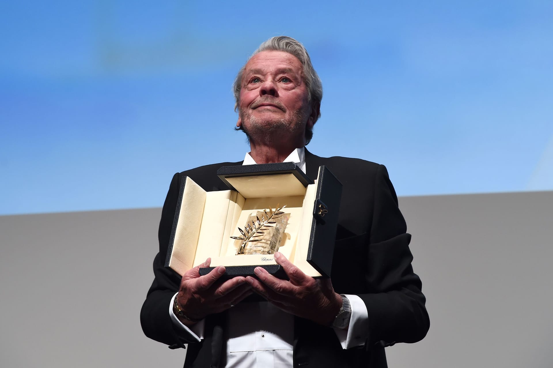 Alain Delon im Mai 2019 bei den Filmfestspielen in Cannes.