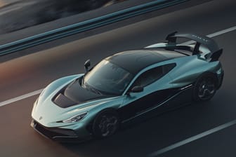 Ein Drittel der Schallgeschwindigkeit: Der Rimac Nevera R schafft 100 Meter pro Sekunde.