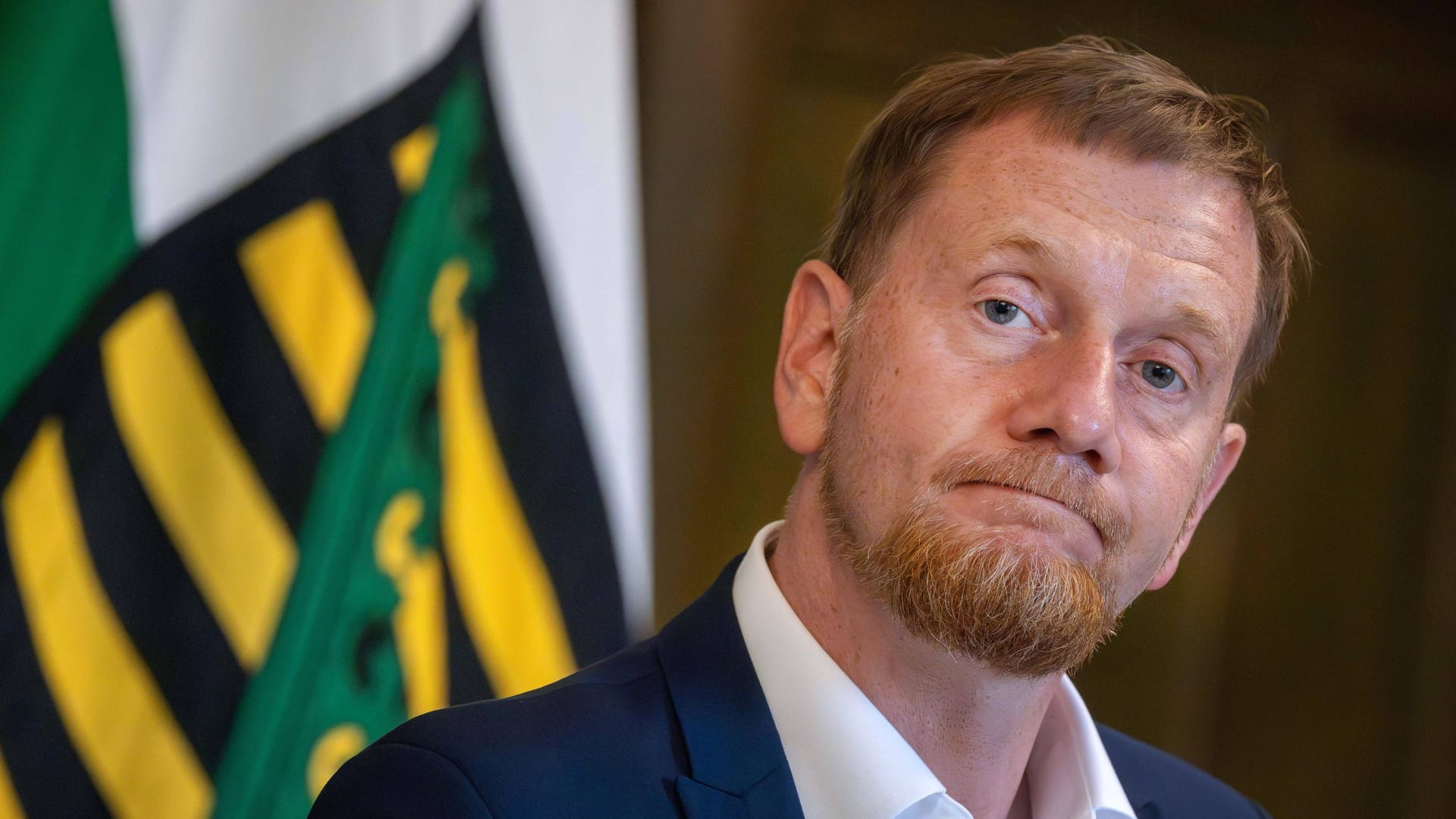 Sachsens Ministerpräsident Michael Kretschmer (CDU): Der Politiker fordert Verhandlungen mit Russland.