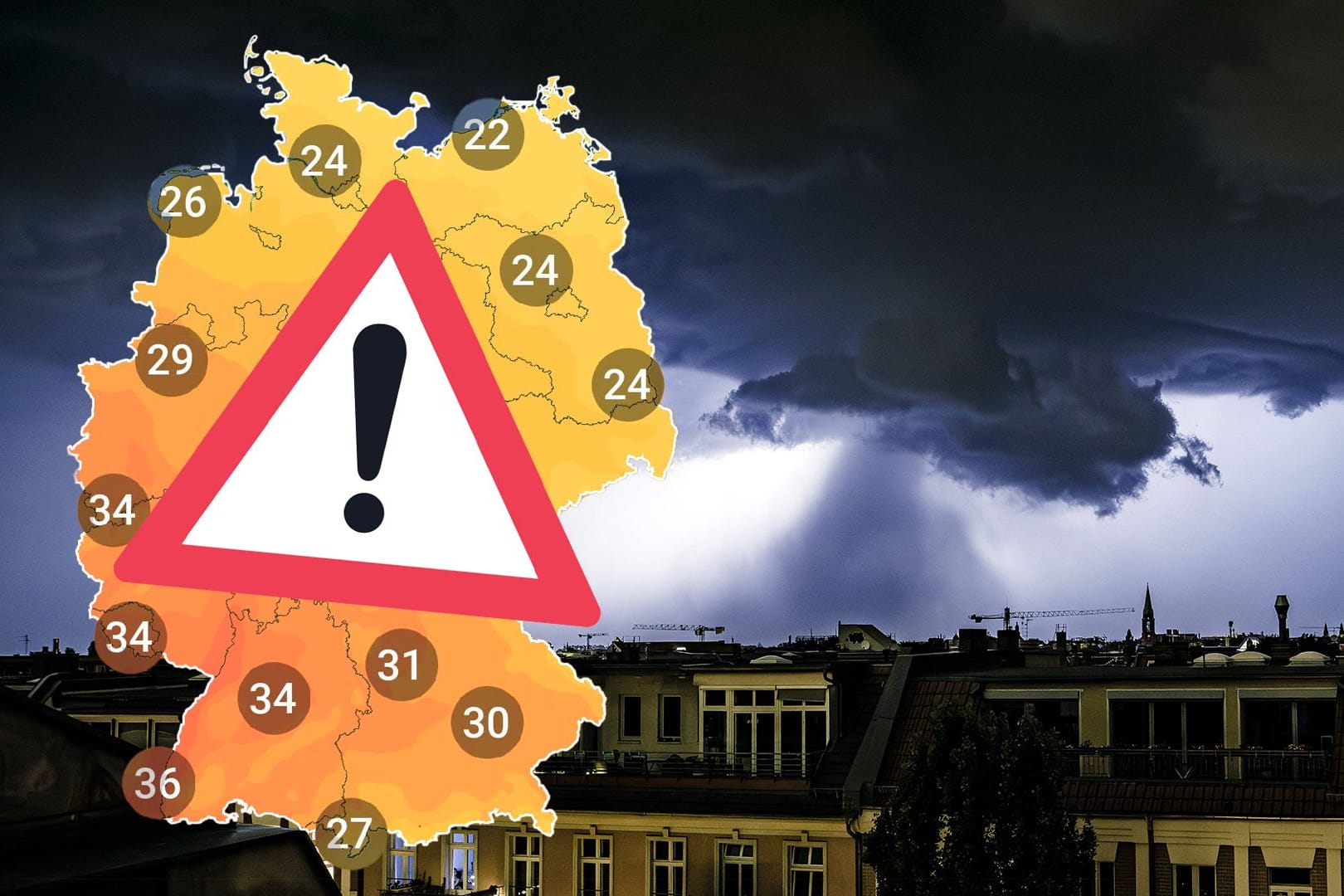 Deutschland: Der Höhepunkt des Sommers wird erreicht.