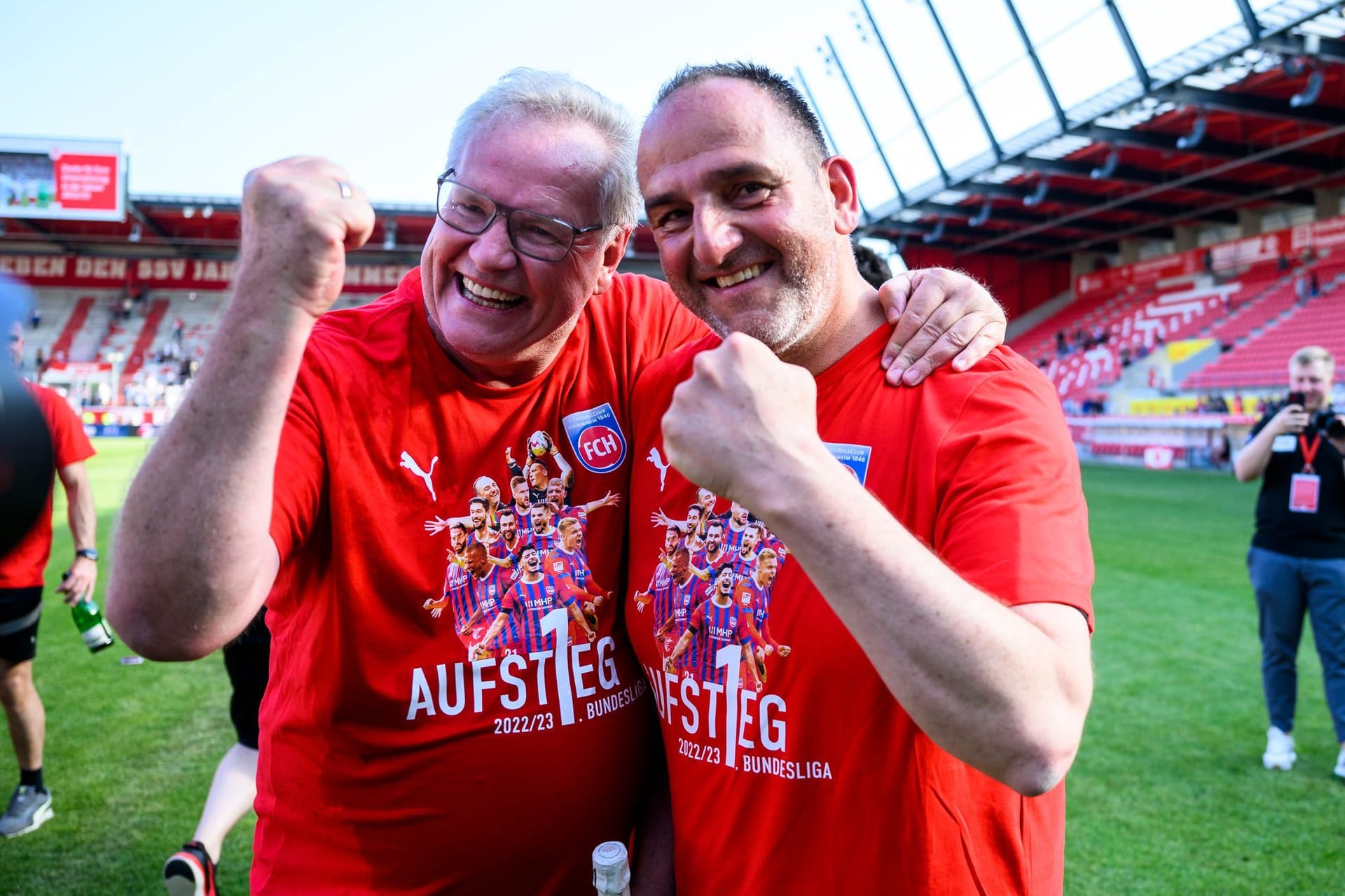 Holger Sanwald (l) und Frank Schmidt