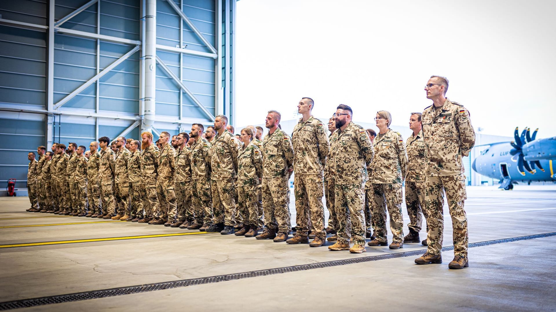 Rückkehr deutscher Soldaten aus dem Niger