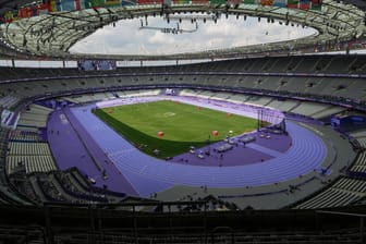 Das Stade de France: In der Arena finden die Leichtathletik-Wettbewerbe bei den Olympischen Spielen statt.