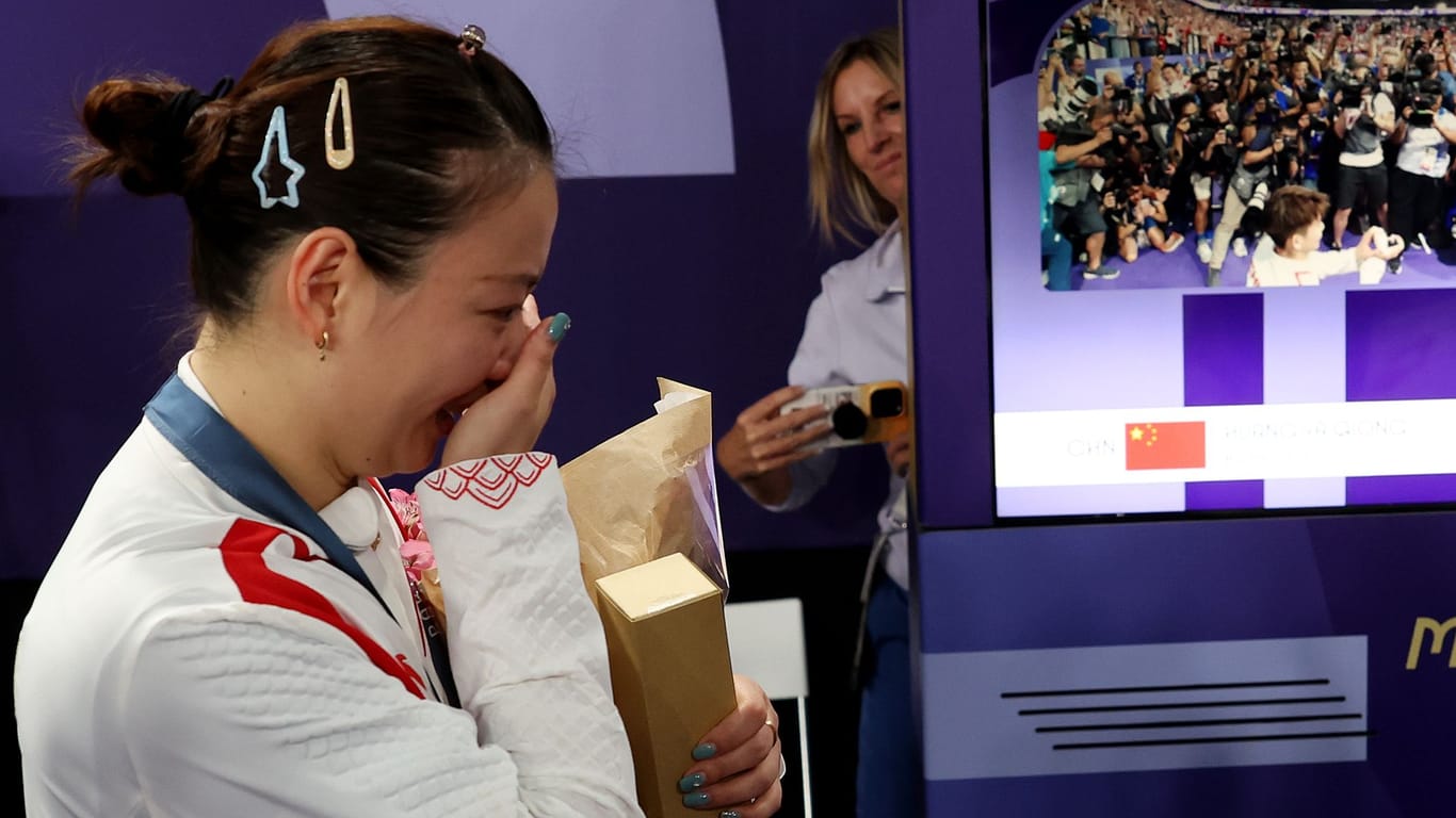 Ya Qiong Huang: Die Badminton-Spielerin wurde bei Olympia mit einem Heiratsantrag überrascht.