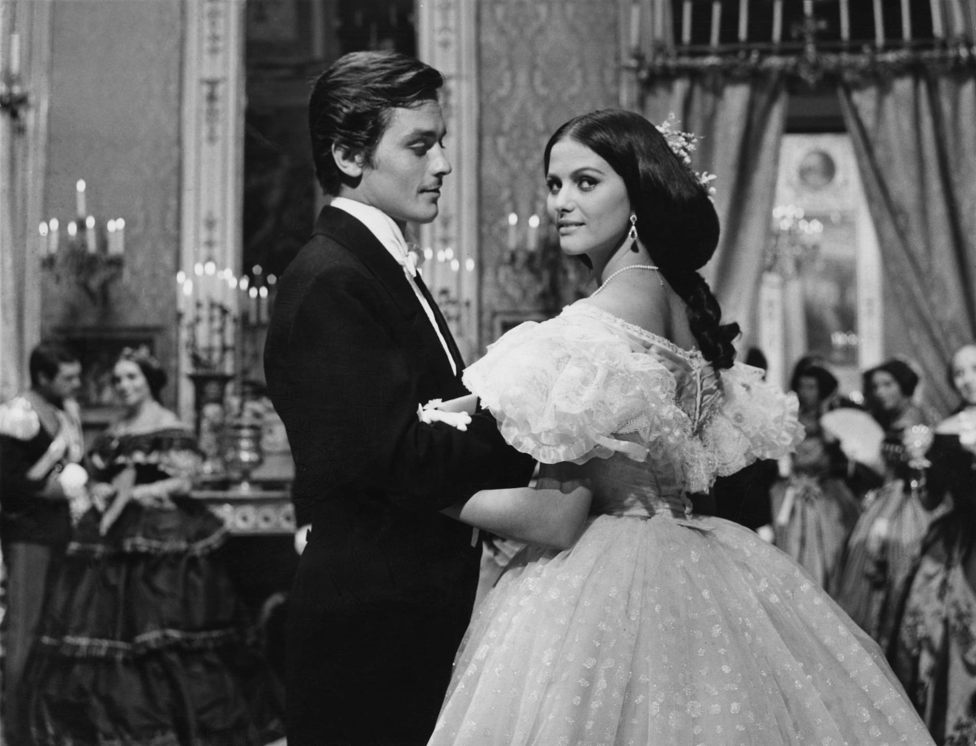 Alain Delon und Claudia Cardinale 1962 im Fim "The Leopard".