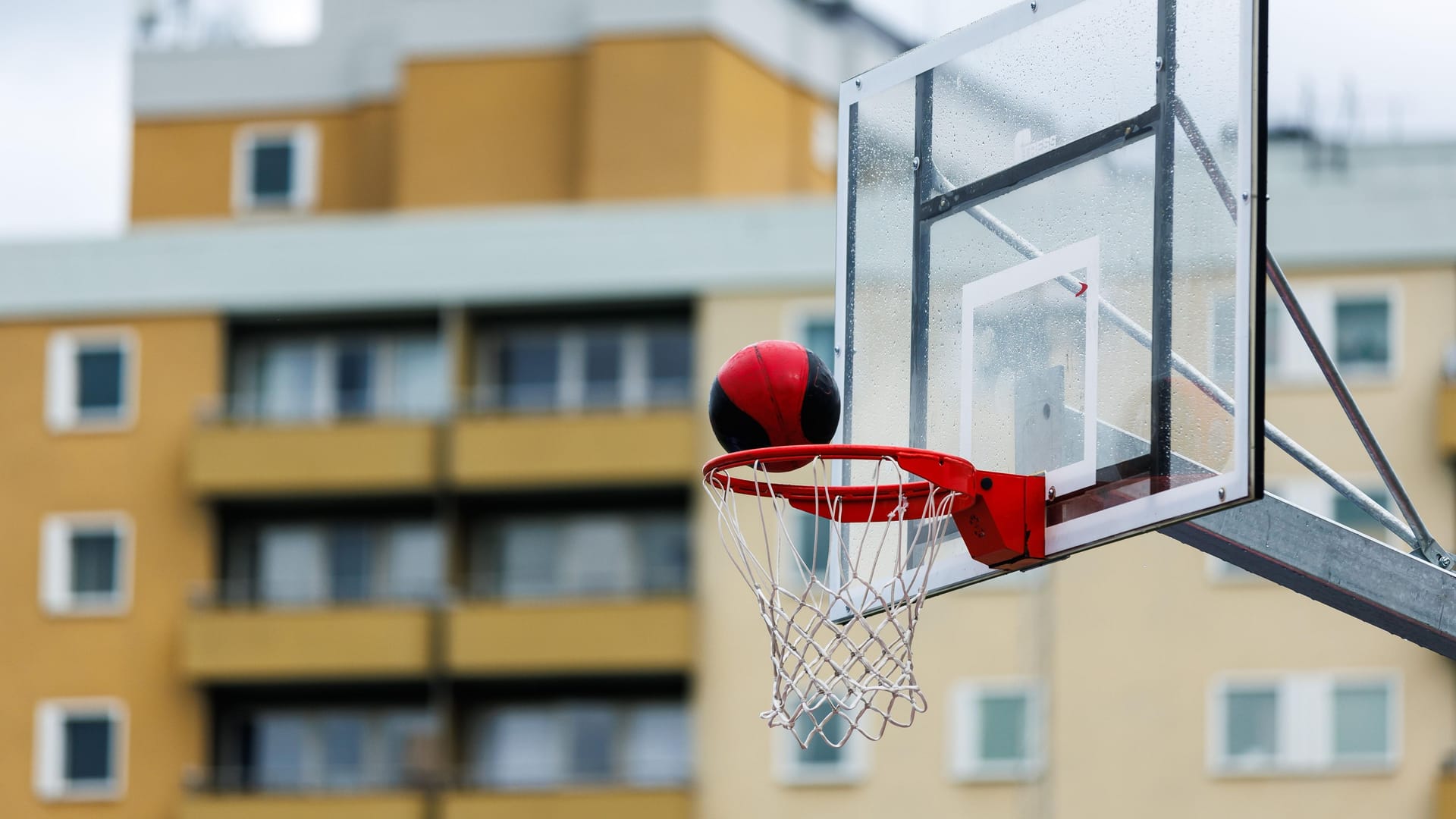 Basketballkorb (Symbolbild): Die Polizei musste in der Neustadt einschreiten.