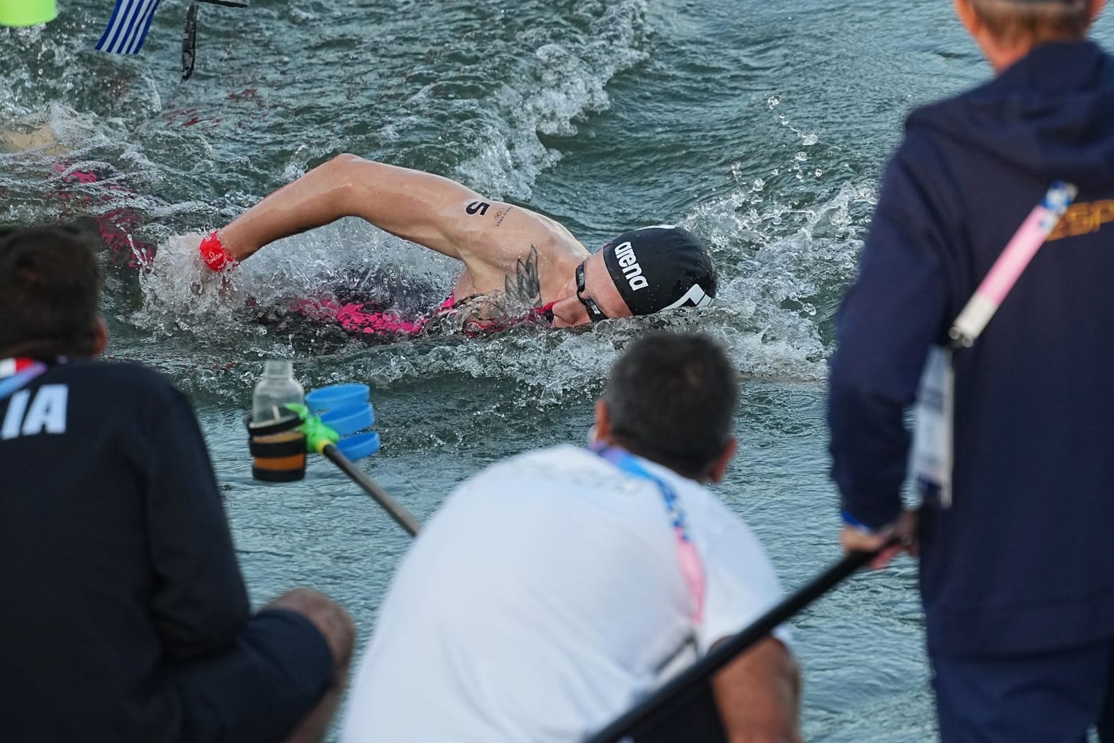 Schwimmer in der Seine: Wieder könnte die Wasserqualität im Pariser Fluss Ärger machen.