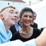 Wagenknecht-Wahlkampfauftakt in Thüringen | "Ich wähle AfD oder BSW"