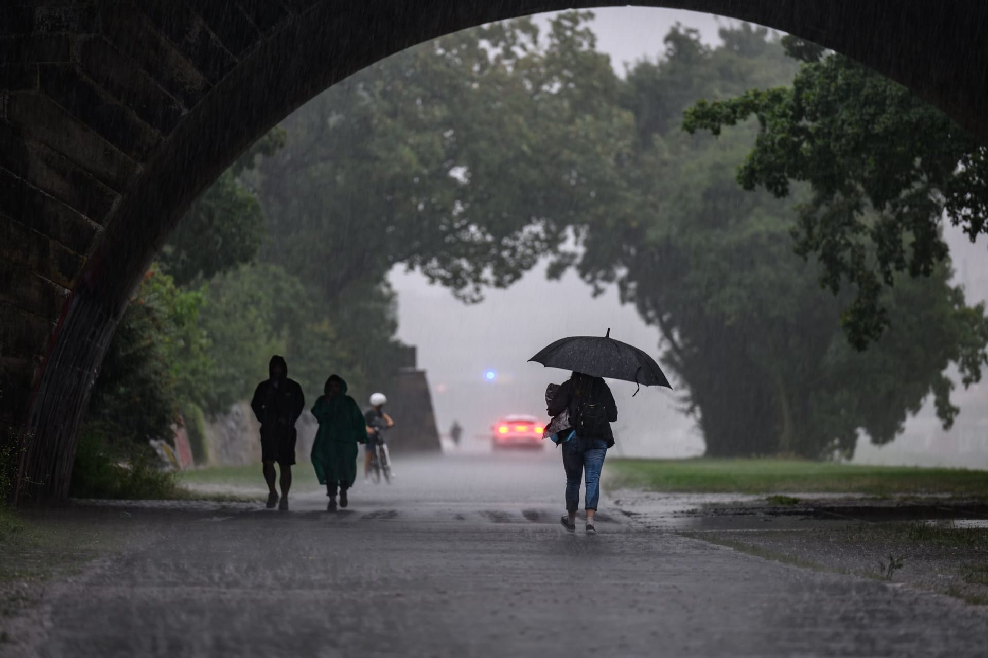 Regen in Dresden