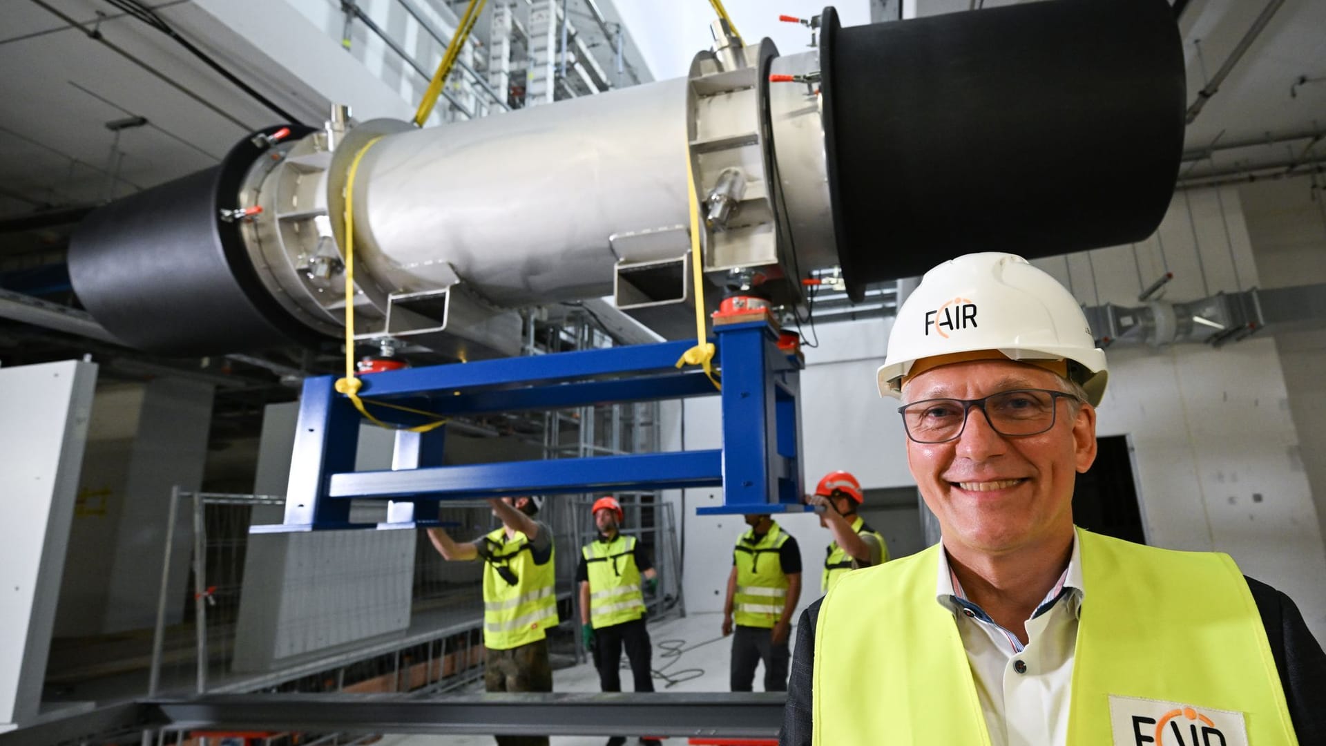 Baustelle Teilchenbeschleuniger «Fair» in Darmstadt