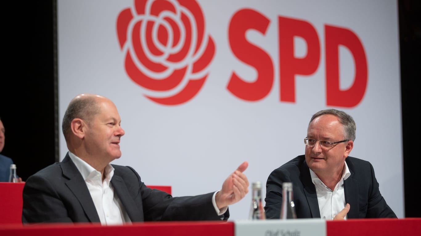 Olaf Scholz und Andreas Stoch