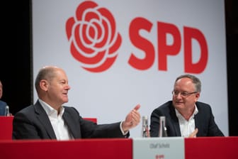 Olaf Scholz und Andreas Stoch